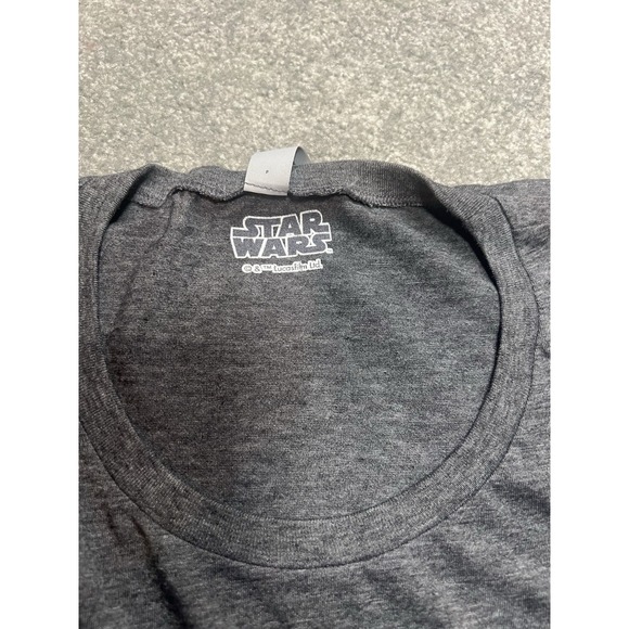 Star Wars Millennium Falcon Grey Sleeveless Muscle Shirt Men's New Large - Picture 4 of 5